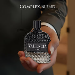 NovoGlow Valencia UOMO heart notes of ginger and sage offer warmth and versatility.