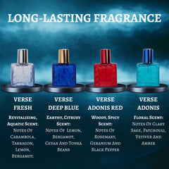 NovoGlow Verse Adonis Red gift box showcases gift-ready presentation.