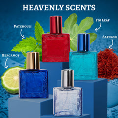 NovoGlow Verse Fresh bottle captures crisp aroma for everyday wear.