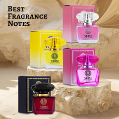 NovoGlow Verse Pink Crystal 30ml bottle close-up ideal for everyday elegance.