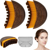 NOVWEE cepillo contorno linfático para rostro, estimula drenaje suave.