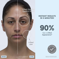 NuFACE MINI+ Silk Creme hydrates and firms for better microcurrent results.