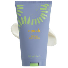 Nu Skin Epoch Baobab Body Butter jar close-up shows rich shea texture for deep hydration.