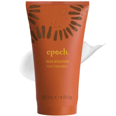 Nu Skin Epoch Sole Solution packaging highlights premium foot care for daily moisture