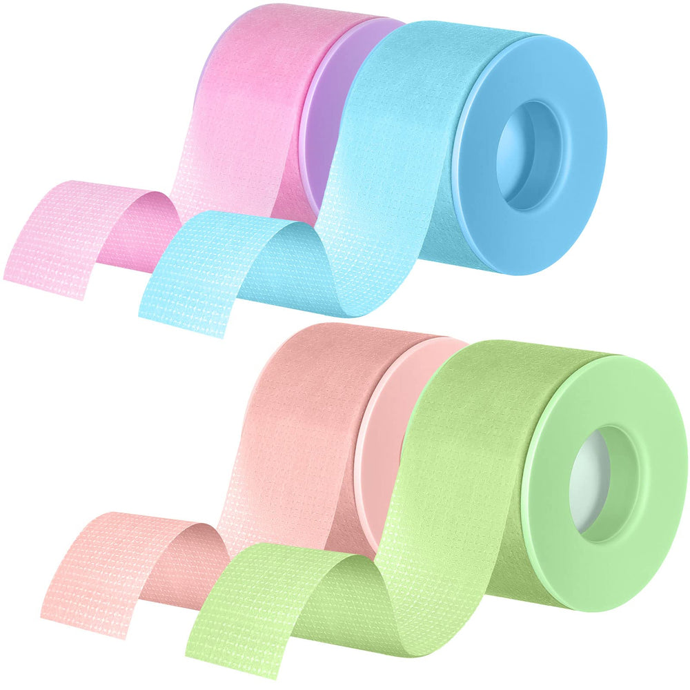 Nuanchu lash tape roll 1 colorful provides breathable, skin-friendly protection during eyelash work.