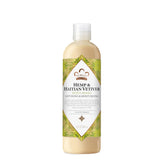 Nubian Heritage body wash bottle with hemp and vetiver for daily nourished skin.