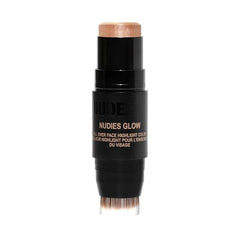 Nudestix Nudies Glow Highlighter Stick built-in brush enables easy application