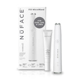 NuFACE FIX MicroWand eye depuff mode in action for refreshed look.