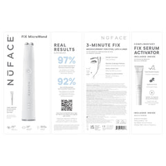 NuFACE FIX MicroWand lip plump in action with Serum Activator.