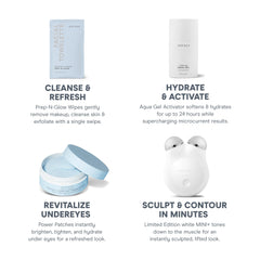 NuFACE Mini+ Power Patches brighten and hydrate under-eye area
