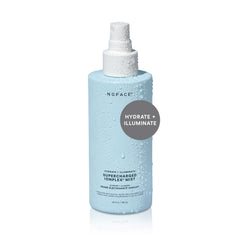 NuFACE Supercharged IonPlex Mist bottle ready for microcurrent prep and hydration