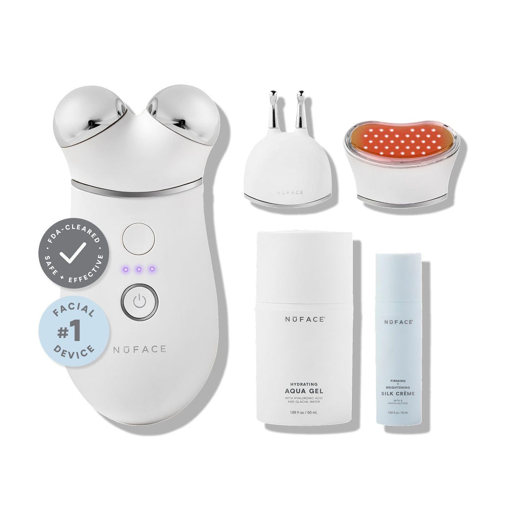 NuFACE Trinity+ device front view for at-home lifting and toning.