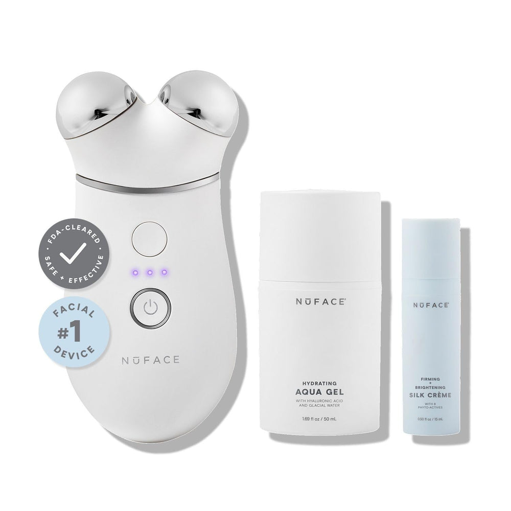 NuFACE Trinity+ device front view for at-home facial toning and contouring