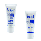 Nufree Finipil Lait 50 bottle shown for antiseptic post-hair removal protection.