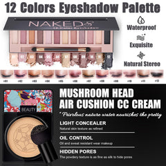 NUIBO all-in-one makeup kit natural air-cushion CC cream for smooth finish