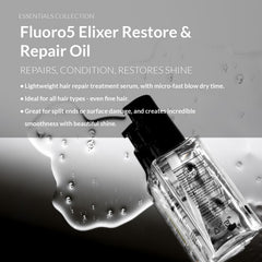 Number 4 Hair Oil anti-frizz smoothing finish for manageable strands.