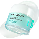 Numbuzin No.1 Pantothenic B5 Cream jar shows silky texture for sebum balance.