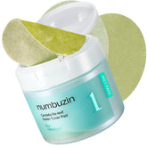 numbuzin No.1 Toner Pads ground cica closeup for calming hydration