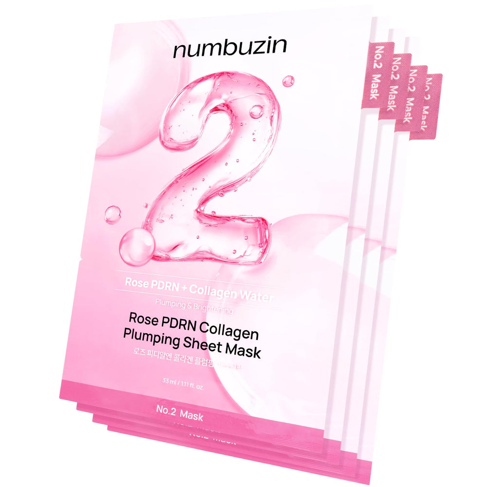 Numbuzin No.2 rose PDRN mask pack ready for hydration and glow