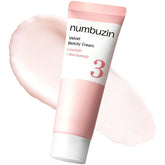 numbuzin No.3 Cream bottle closeup showing hydrating makeup base