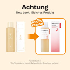Numbuzin No.3 Toner pour action shows easy layering for refreshed skin