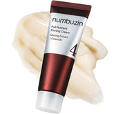 Numbuzin No.4 Cream bottle closeup highlighting firming hydration for daily skincare