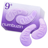 numbuzin No.9 Eye Patches packaging front shows a gift-ready cooling under-eye treatment.