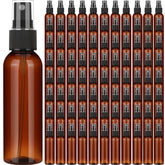 Nuogo 90-pack amber spray bottles overview for travel and sharing