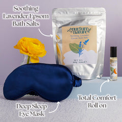Nurture by Nature Relaxing Spa Gifts bath-salts for a soothing at-home soak.