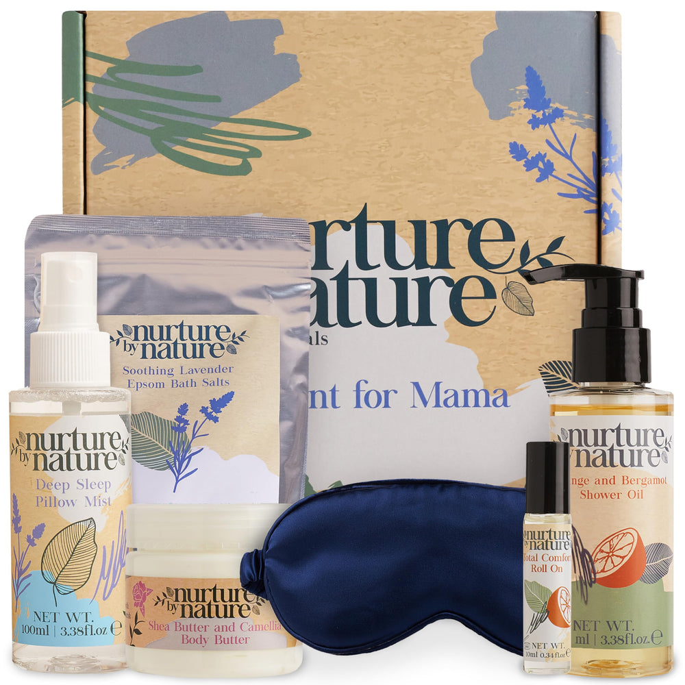 Nurture by Nature Relaxing Spa Gifts eye-mask for a calming bedtime ritual.