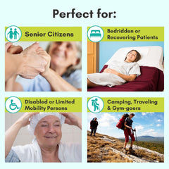Nurture Valley in-bed-hair-wash-cap ideal for bedbound care and gentle cleansing