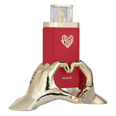 Nusuk Saher Extrait de Parfum cap close-up showcasing premium design for gifting