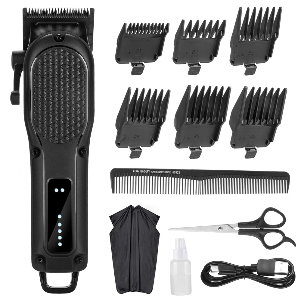 nutcore men's hair clippers cordless-trimmer for precise at-home grooming.