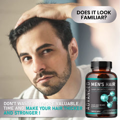 NutraPro beard-support visual implies potential beard growth complement with hair vitamins.