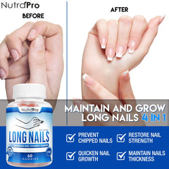 NutraPro Nail Growth Gummies texture close-up shows chewy texture for daily use.