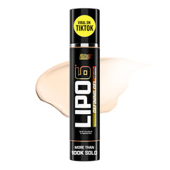 Nutrex Lipo-6 Defining Gel applying to abdomen for smoother, firmer skin during workouts