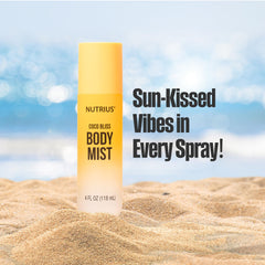 Nutrius Coco Bliss on-wrist application demonstrates convenient on-the-go fragrance