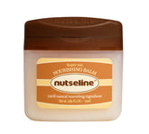 Nutseline Super Nut Balm packaging highlights clean, vegan moisturizer attributes.
