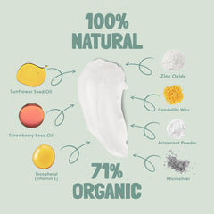 Nuud cream deodorant tube closeup with creamy texture