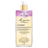 Nuxe Hair Prodigieux pre-shampoo mask jar closeup highlighting rich nourishment for hair