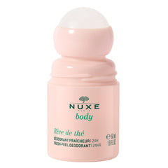 NUXE Rêve de Thé roll-on application offers smooth, fast-absorbing protection for daily wear.