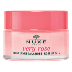 Nuxe Very Rose lip balm tube for daily moisture and rosy glow.