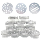 Nwsrayu 12-pack air freshener containers in three styles for neat storage and on-the-go scent diffusion.