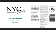 NYC Curls The Curl Conditioner texture close-up emphasizes deep conditioning and detangling slip