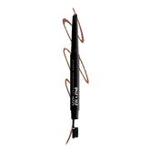 NYX Fill & Fluff Eyebrow Pomade Pencil: punta lágrima para trazar pelos y definir cejas con precisión.