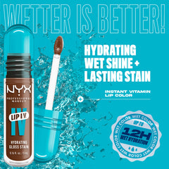 Lip IV applicator wand provides smooth glide for even pigment.
