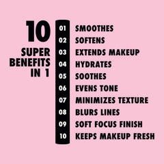 NYX Marshmellow Primer texture close-up emphasizes soft, glide-on feel for even skin tone.