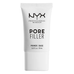NYX Professional Makeup Pore Filler blurring primer bottle-pump helps create an oil-control matte base.