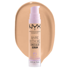 NYX Professional Makeup Bare With Me Concealer Serum packaging highlights skin-friendly hydration