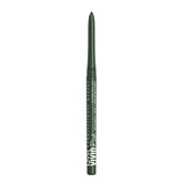 NYX Professional Makeup Mechanical Eye Pencil Emerald Empire swatch shows a rich emerald matte liner for bold looks.